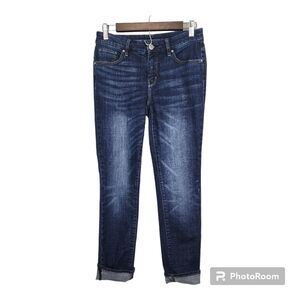 Chicos Slimming Girlfriend Slim Leg Ankle Jeans Size 00/2